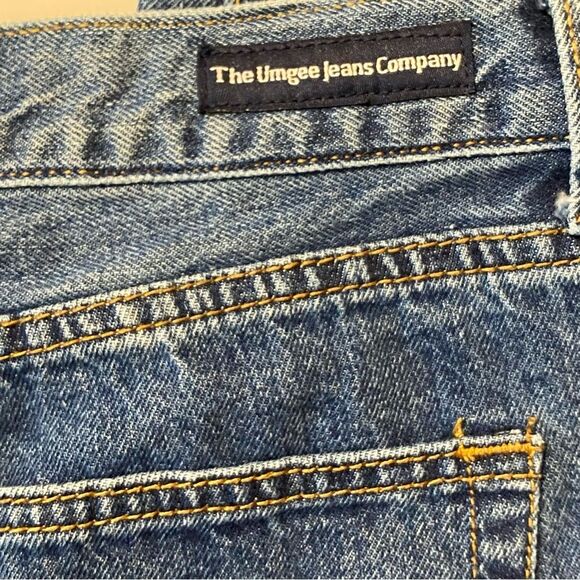 Umgee High Waist Rise Mom Fit Jeans Pintuck Leg 90's Style Size 27 - Picture 13 of 15